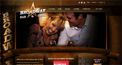 Desktop Screenshot of broadwaybarandgrill.ca